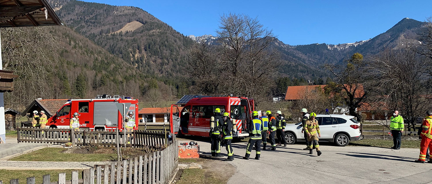Brand in altem Bauernhaus in Schleching verursacht hohen Sachschaden
