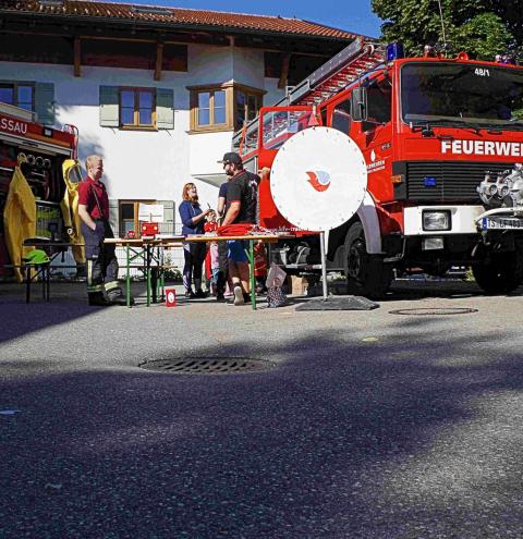 „Finale der Feuerwehr-Sonnenscheintour“ in Grassau