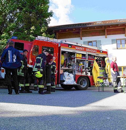 „Finale der Feuerwehr-Sonnenscheintour“ in Grassau