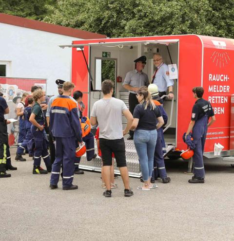 Der Übungsanhänger des KFV Traunstein