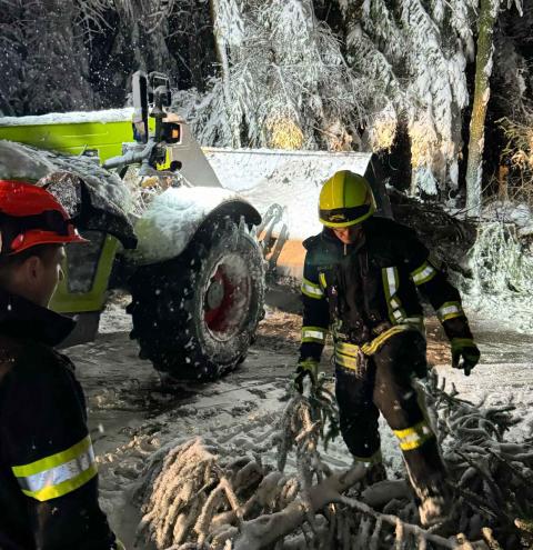 Kienberg - Schweres Gerät im Einsatz
